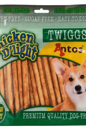 Antos Chicken D‘Light Twiggs 400 gram Direct Beschikbaar